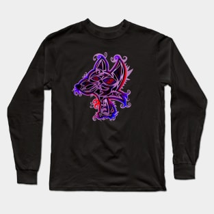 Trips the Fox (Version 2) Long Sleeve T-Shirt